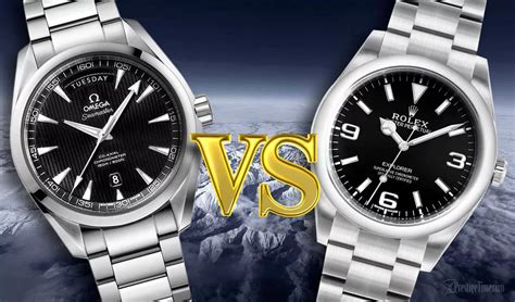 【F】 Omega Seamaster Aqua Terra Vs. Rolex .